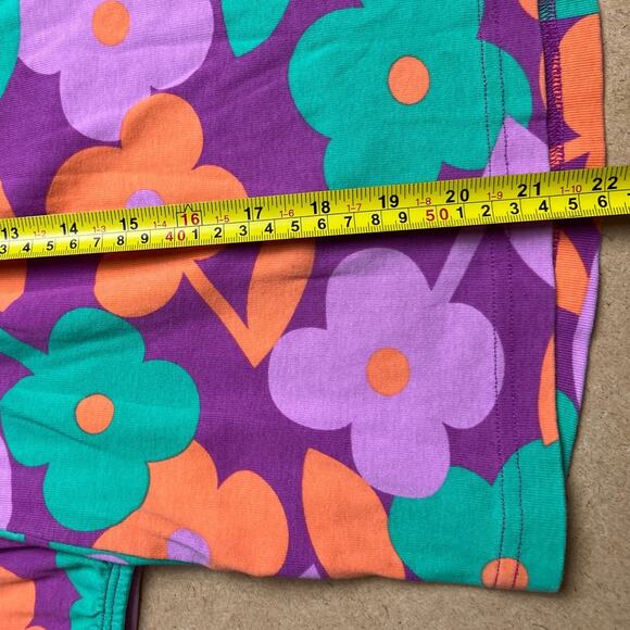 Hanna Andersson Pretty Jersey Knit Flower Dress Girl Size 110 - Picture 6 of 7